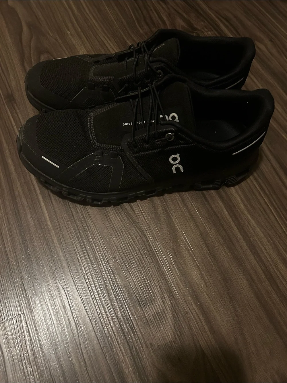 On Running Black Men's Trail-Ready Athletic Sneakers